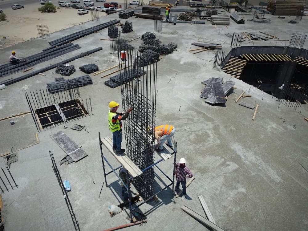 Australian construction site with workers - Construction jobs across Australia