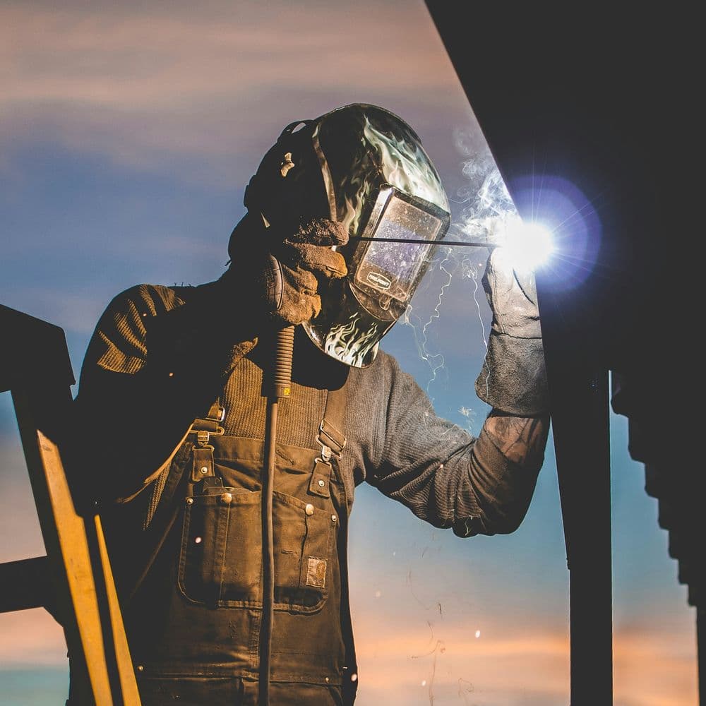Professional welder at Australian worksite - Welding trade opportunities